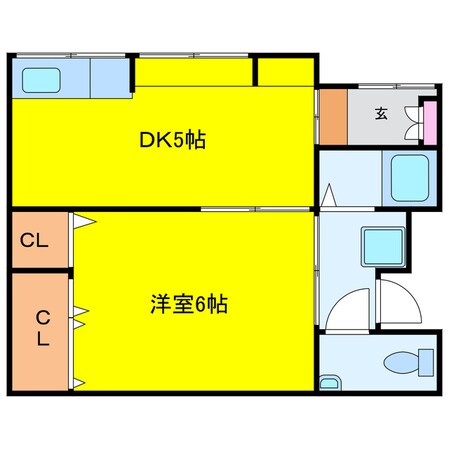 樋口貸家の物件間取画像